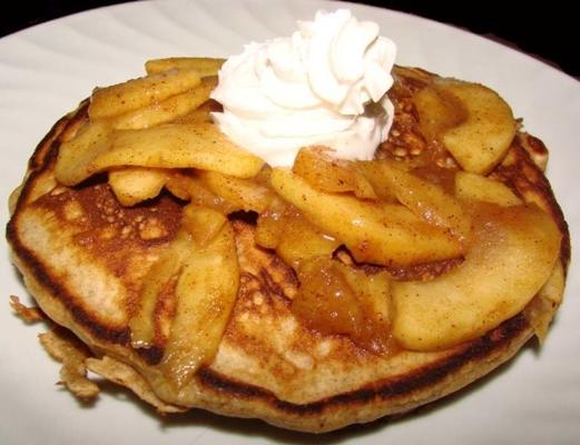 crêpes épicées aux pommes et au pain d'épices