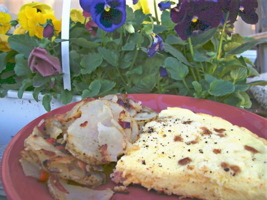 omelette du jardin de la vallée cachée