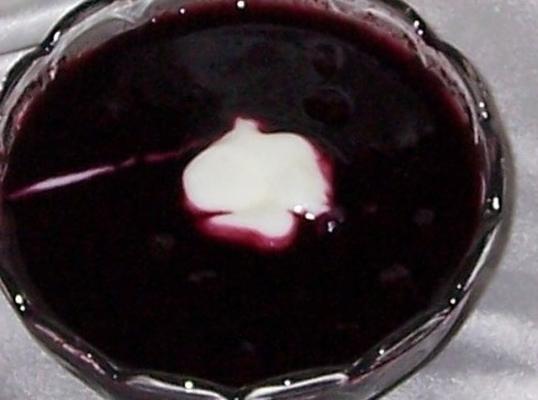 soupe de myrtille scandinave