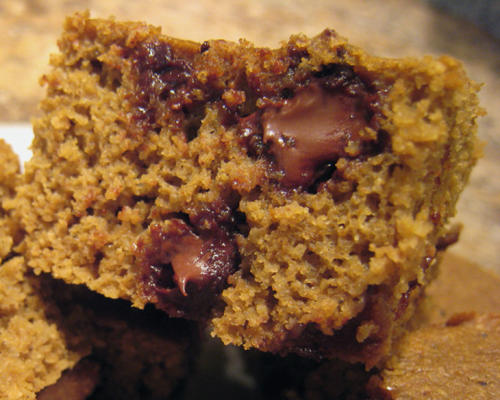 citrouilles brownies aux pépites de chocolat