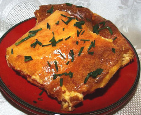 soufflé - pudding au fromage de grand-mère