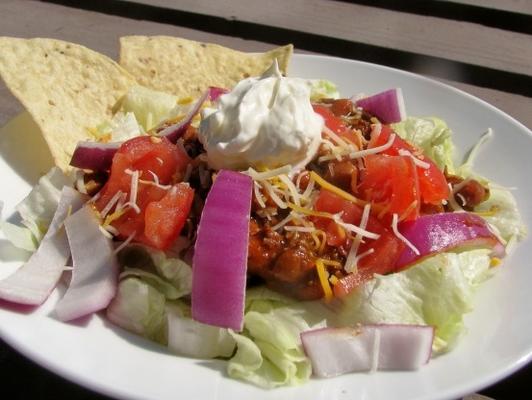 salade taco faible en gras
