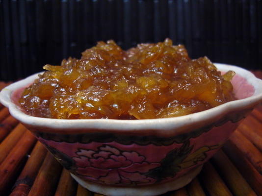 marmelade à l'ananas et à l'oignon