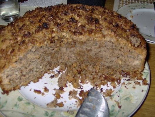 gâteau au café streusel noix de coco