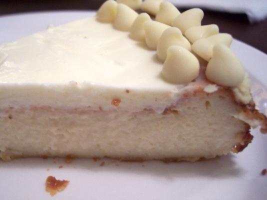 cheesecake de velours blanc