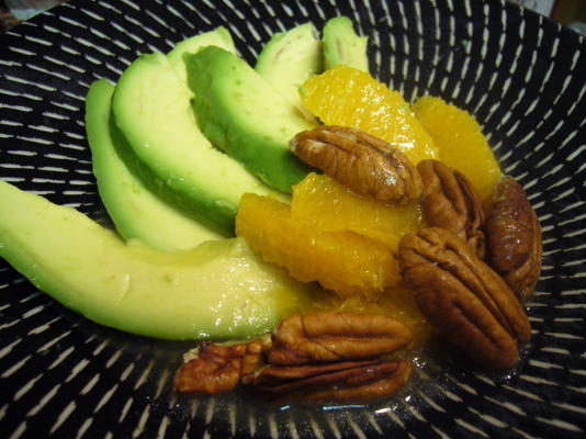 salade d'avocat et d'orange
