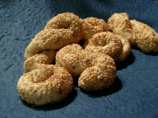 koulourakia au sésame (biscuits)