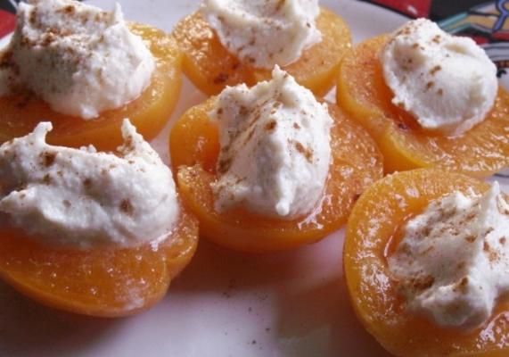 abricots farcis à la ricotta