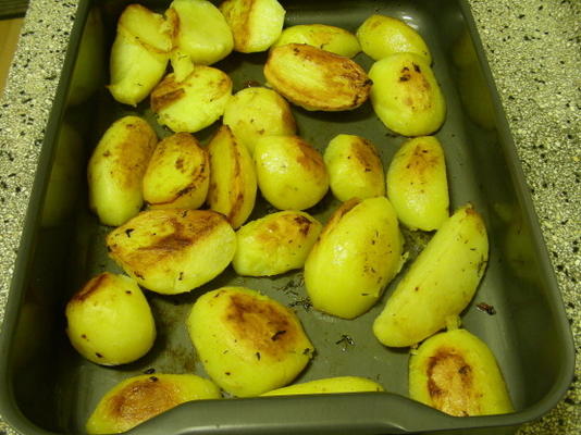 pommes de terre rôties britanniques