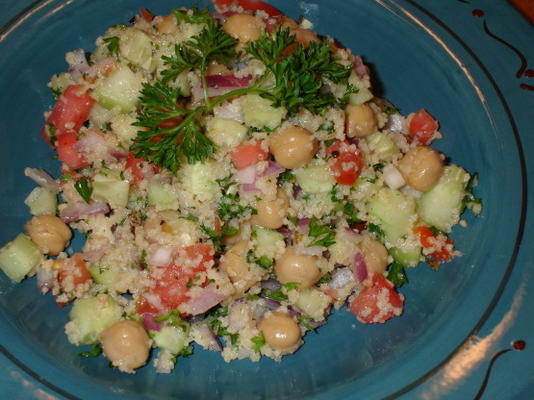 salade garbanzo fraîche et légère