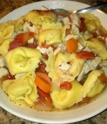 soupe tortellini à la dinde