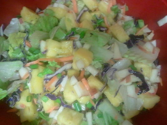 salade d'ananas frais
