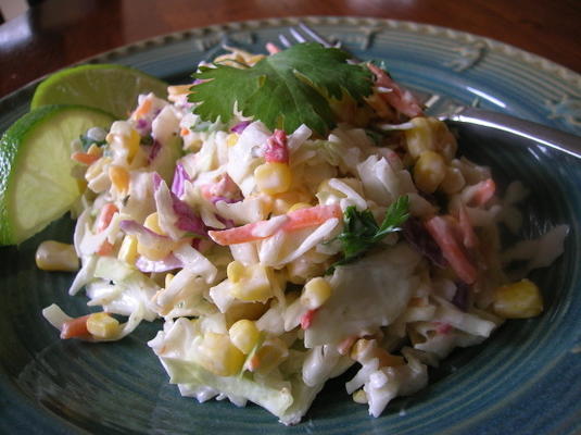 vinaigrette ranch en deux étapes du Texas salade de chou