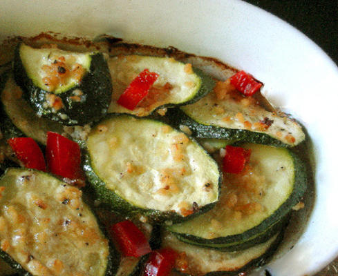 quartiers de courgettes moelleuses