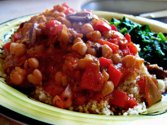 marinara de pois chiches sur couscous