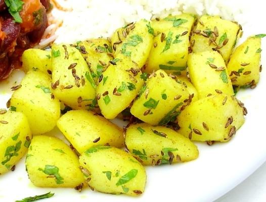 pommes de terre au cumin indien (jeera aloo)