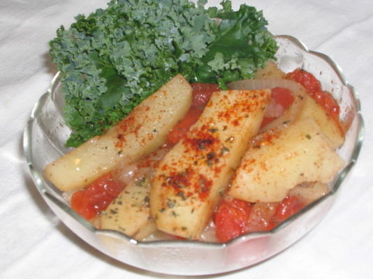 pommes de terre au cumin et tomates