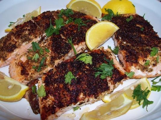 saumon grillé au poivre et au citron