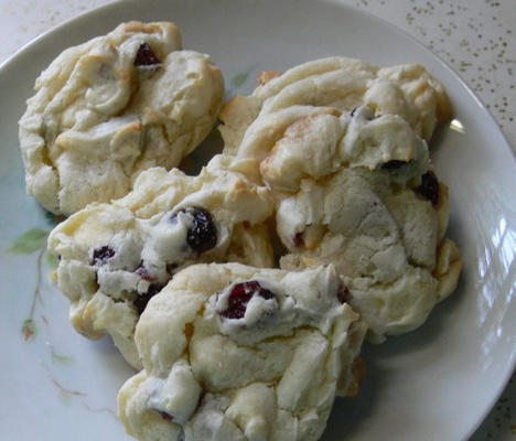 superbes biscuits au chocolat et aux canneberges