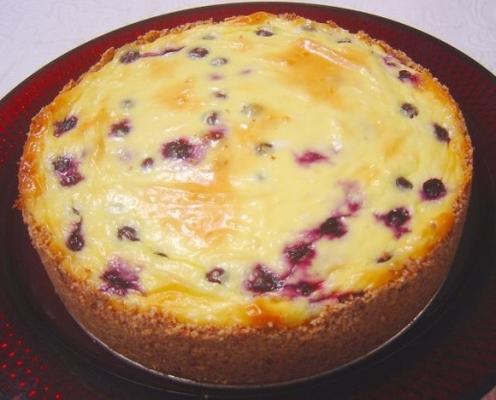 Cheesecake myrtille à faible teneur en sucre