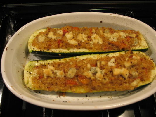 bateaux à la courgette