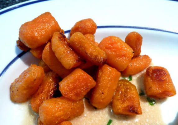 carottes rôties avec une torsion
