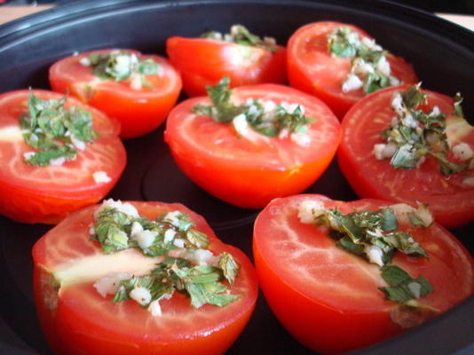 tomates gremolada grillées
