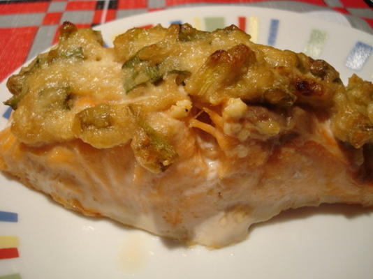 saumon cuit au parmesan