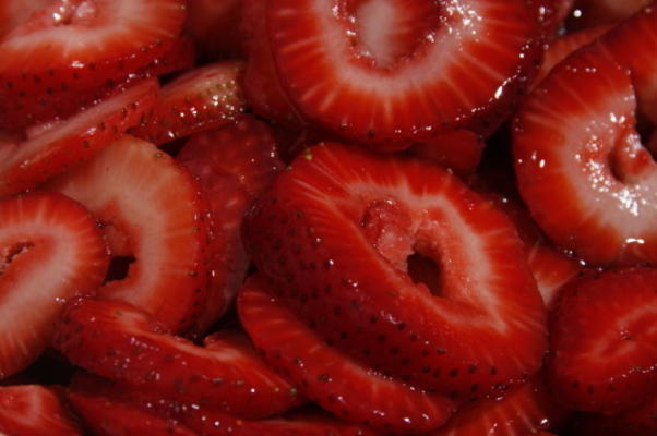 fraises portugaises au port (morangos em porto