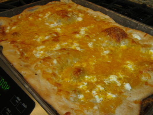 pizza à l'ail de sara