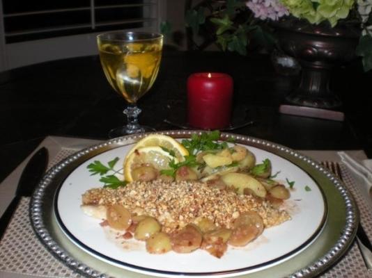 opakapaka (vivaneau) aux raisins verts