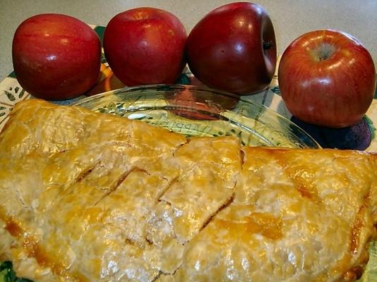 tarte aux pommes facile pour 4 plis