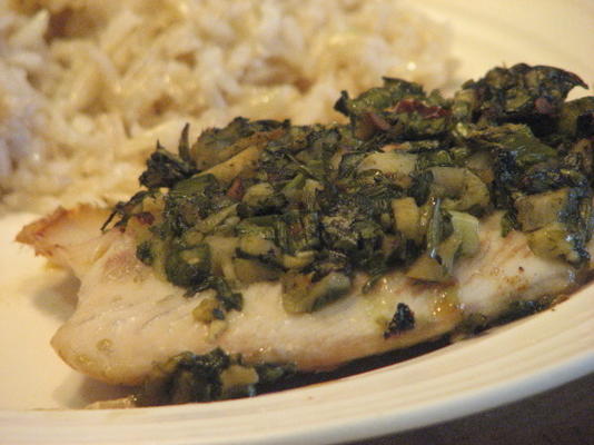 tilapia enveloppé au four