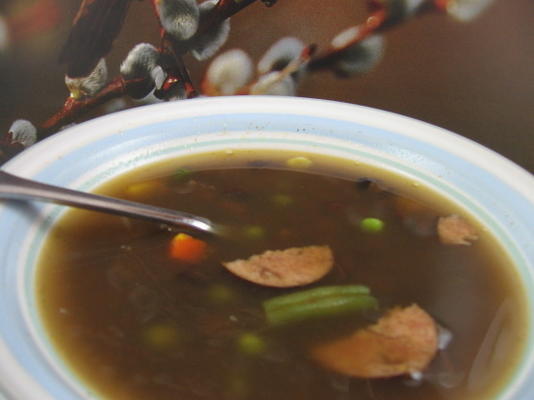 soupe simple aux haricots noirs