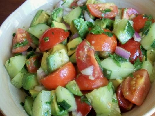 salade avocat tomate cerise