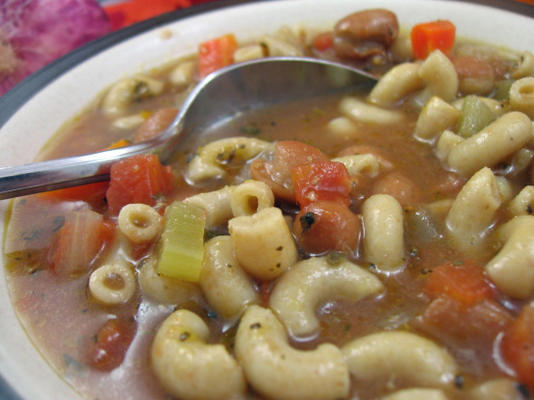 soupe de légumes minestrone facile