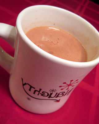 chocolat chaud péché riche et délicieux