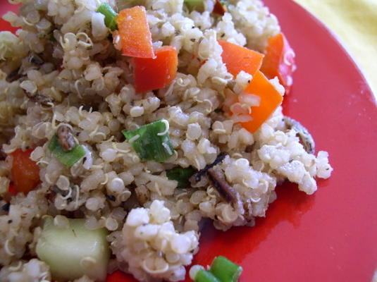 salade jardinière au quinoa de riz sauvage