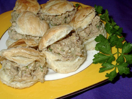 apéritifs aux champignons et au poulet