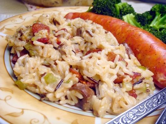casserole de riz sauvage rapide