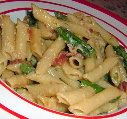 asperges carbonara