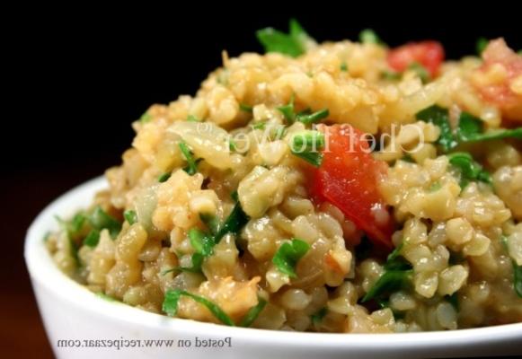 salade de blé bulgur à la turque