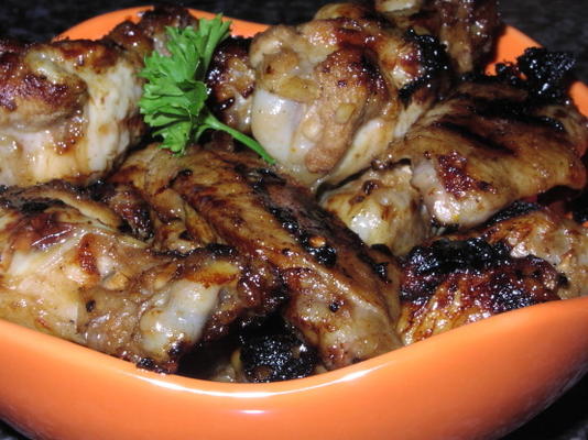 ailes de poulet asiatiques au barbecue