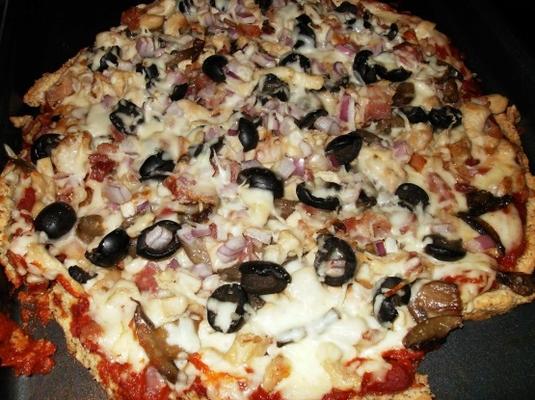pizza primale - faible teneur en glucides, sans soja