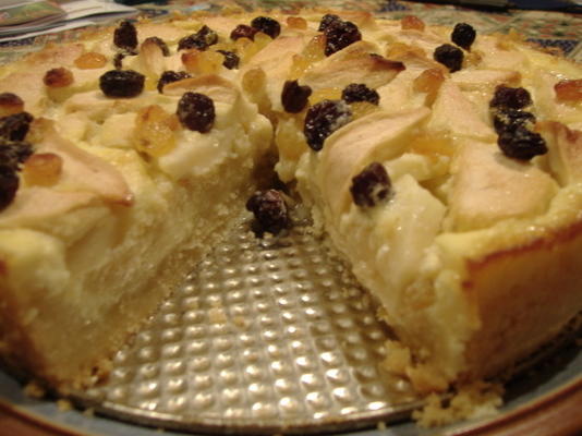 rahmapfelkuchen (gâteau à la pomme et au rhum)