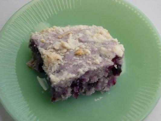 gâteau au café de myrtille au fromage à la crème