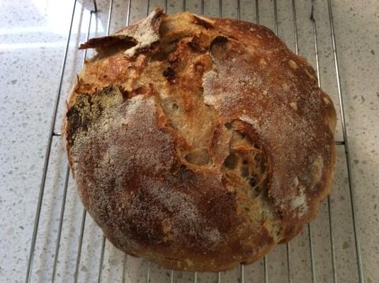 pain au levain sans pétrir