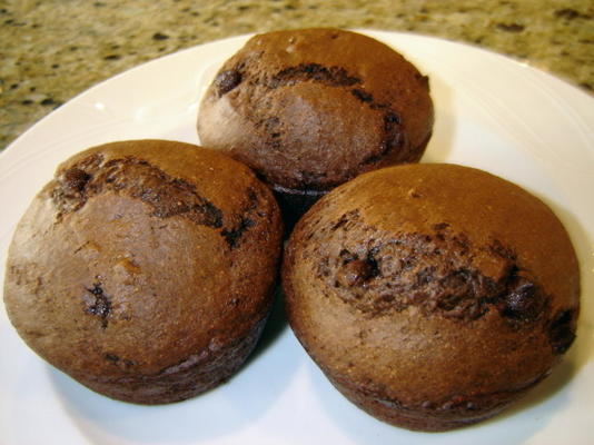 muffins au chocolat double (faible en gras)