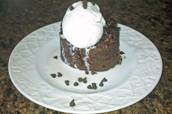 gâteau au chocolat en portion individuelle