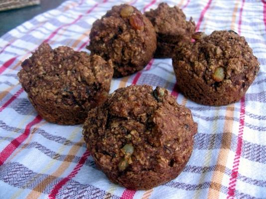 muffins au son riches en fibres et faible en calories